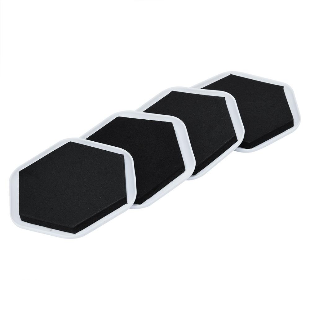 Magic Moving Slider Pad Furniture Coasters – Protects Carpet & Flooring – Set Of Pads