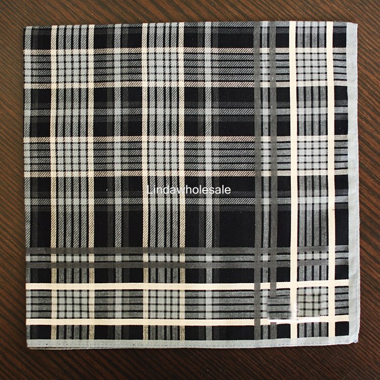 Japanse Mannen Handtas Katoenen Zakdoek Mannen Dunne En Zachte Business Rooster Zakdoek: Black