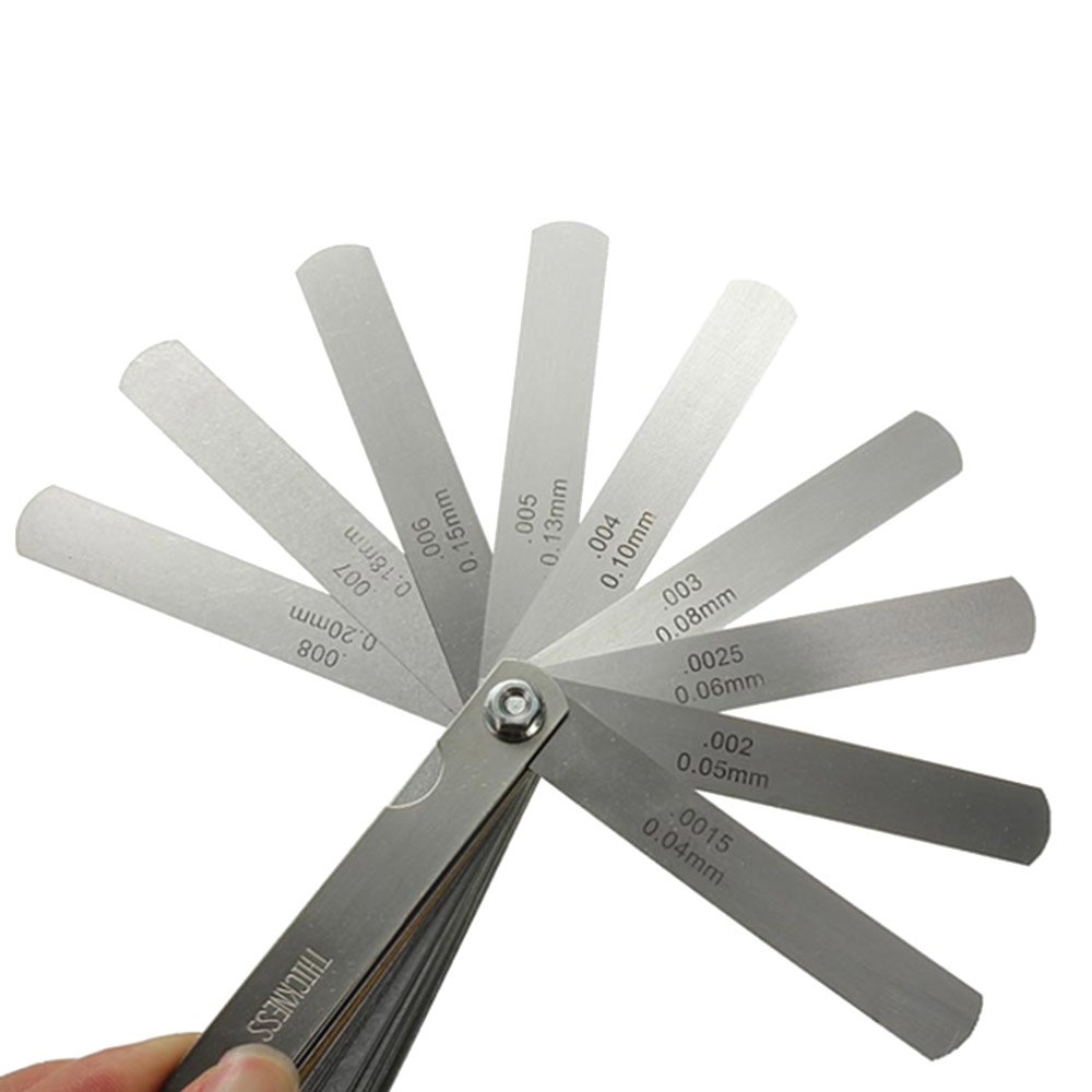 0,04-0,88mm de espesor Gage 32 hoja de combinación de herramienta de medición calibrador medidor métrico Imperial gaped llenador Gauging herramienta de medición