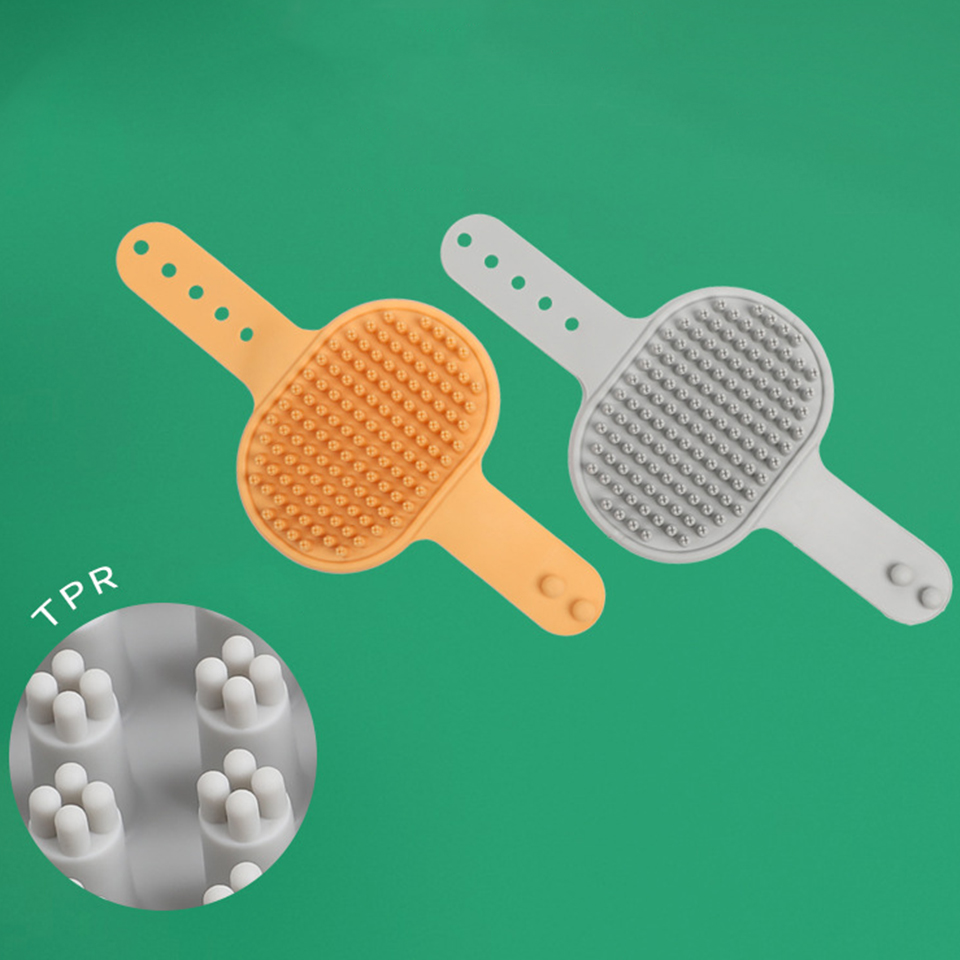 NOMOR Hond Pet Grooming Handschoen Kat Borstel Kam Deshedding Haar Handschoenen Honden Bad Schoonmaakproducten Dierenkammen