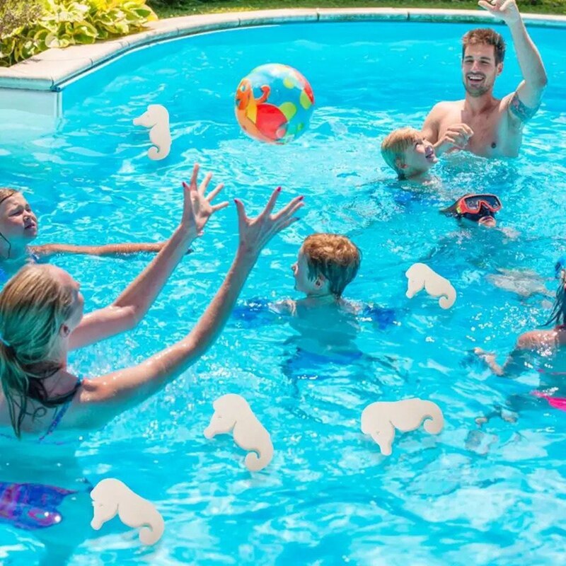 10 pz Olio di Assorbimento Schiuma di Spugna per Vasca Idromassaggio, Piscina e terme (Cavalluccio Marino)