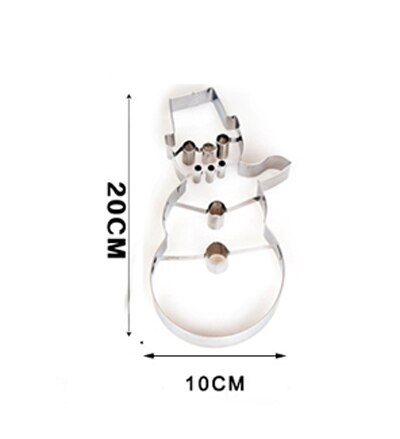 Choinka piernik Człowiek orzech żołnierz bałwan płatek śniegu narzędzia robić pieczenia ciastek ze stali nierdzewnej owoce foremka robić wykrawania ciasteczek: Pomarańczowy