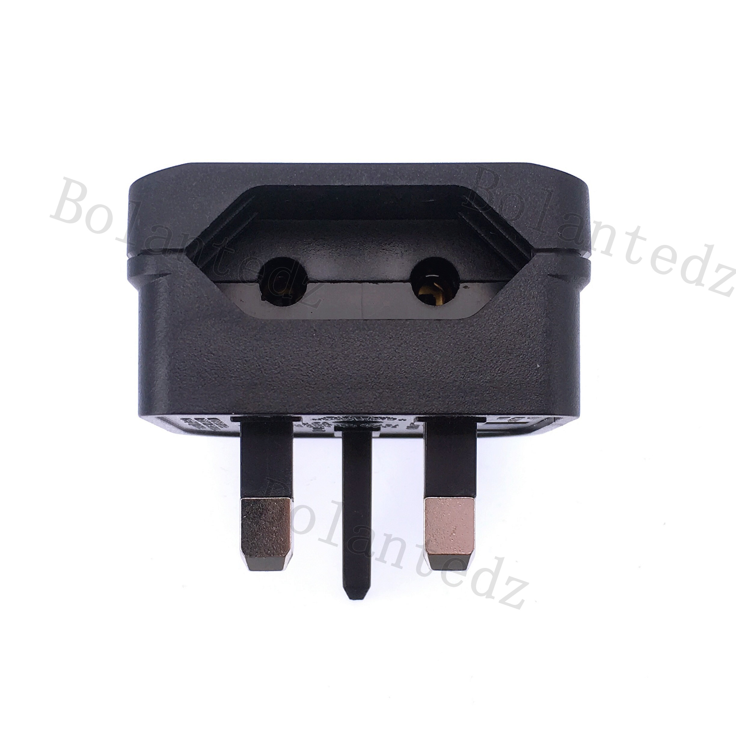 EU 2 Pin to UK 3Pin Converter Wall Connector China To EU Euro Europe Travel Power Adapter Electrical Socket Combination: WHITE