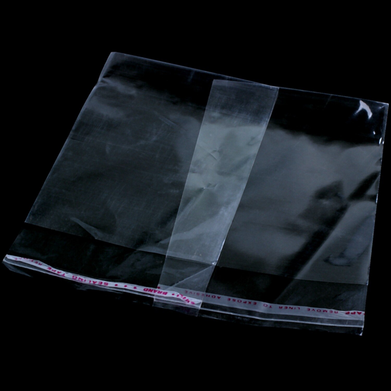 200 Clear Self Adhesive Seal Plastic Bags 14x8cm