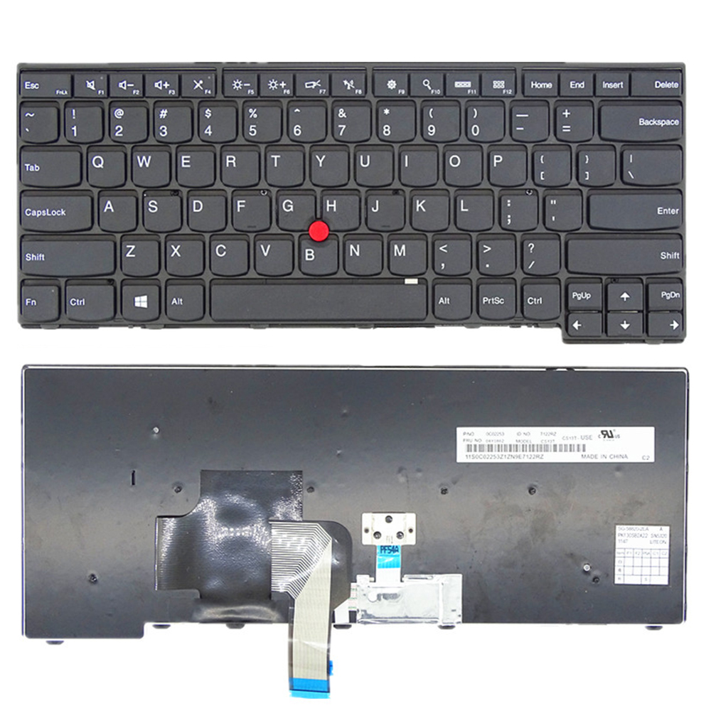 Engelsk tastatur for lenovo thinkpad  l440 l450 l460 l470 t431s t440 t440p t440s t450 t450s e440 e431s t460 ui us