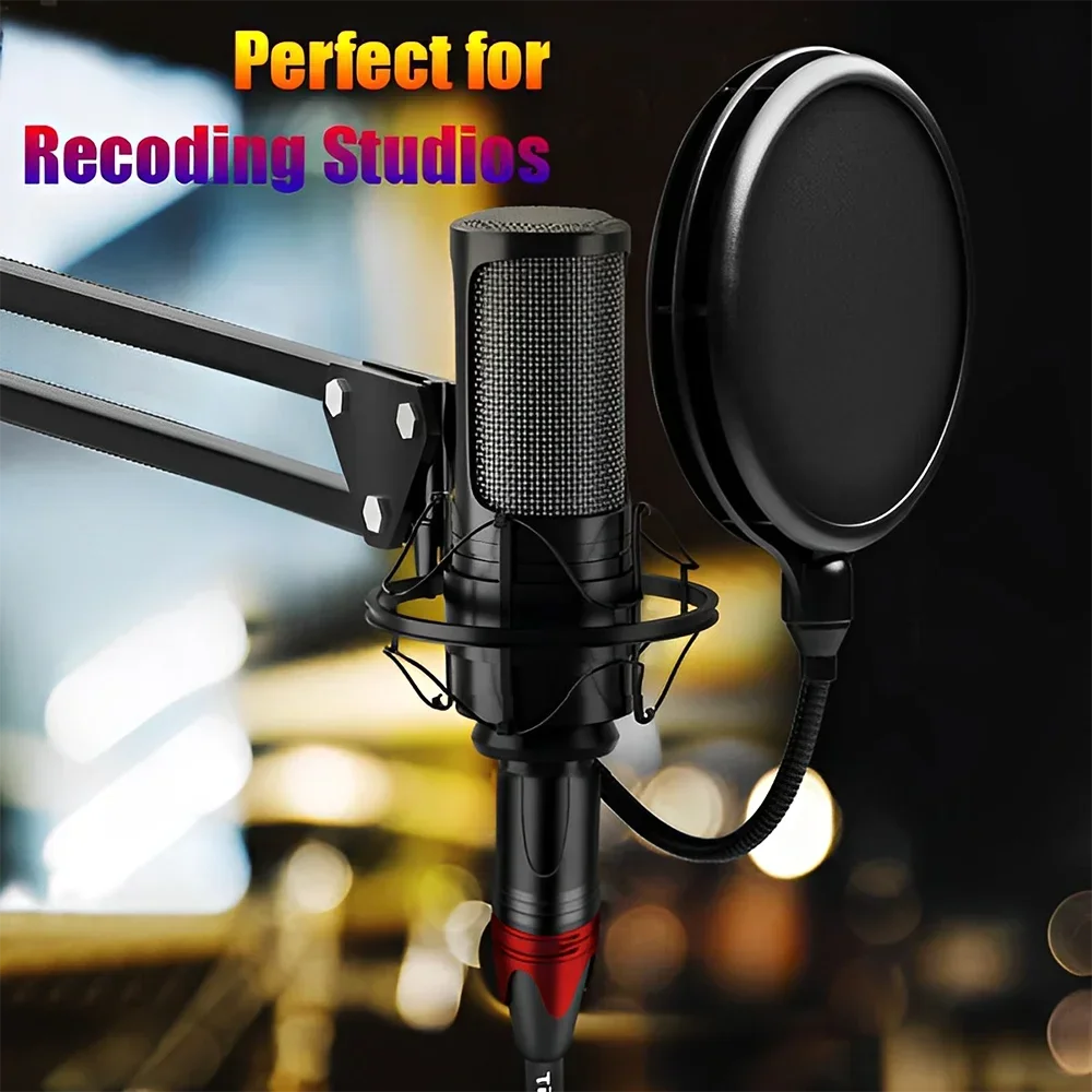 XLR Male To Female Microphone Cable 3-Pin Shield Balanced XLR Speaker Cable for Mic Mixer Amplifier Recording Studio Mixer Etc
