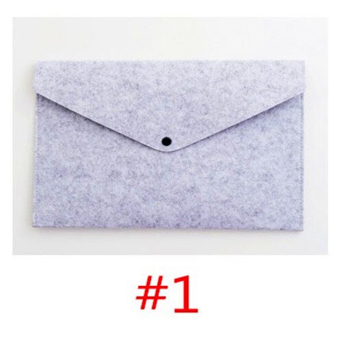 Carpeta de fieltro de gran capacidad, maletín de negocios, carpeta de archivos A4, organizador de papel para documentos de escritorio, material escolar para oficina, 1 ud.: 1