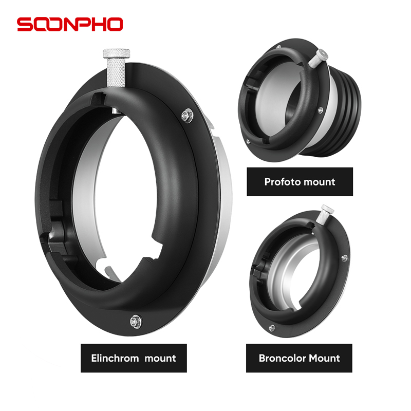 Elinchrom Mount To Bowens Profoto To Bowens Mounts Ring Adapter For Soft Box Flash Bracket Photography Light Photo Accessories