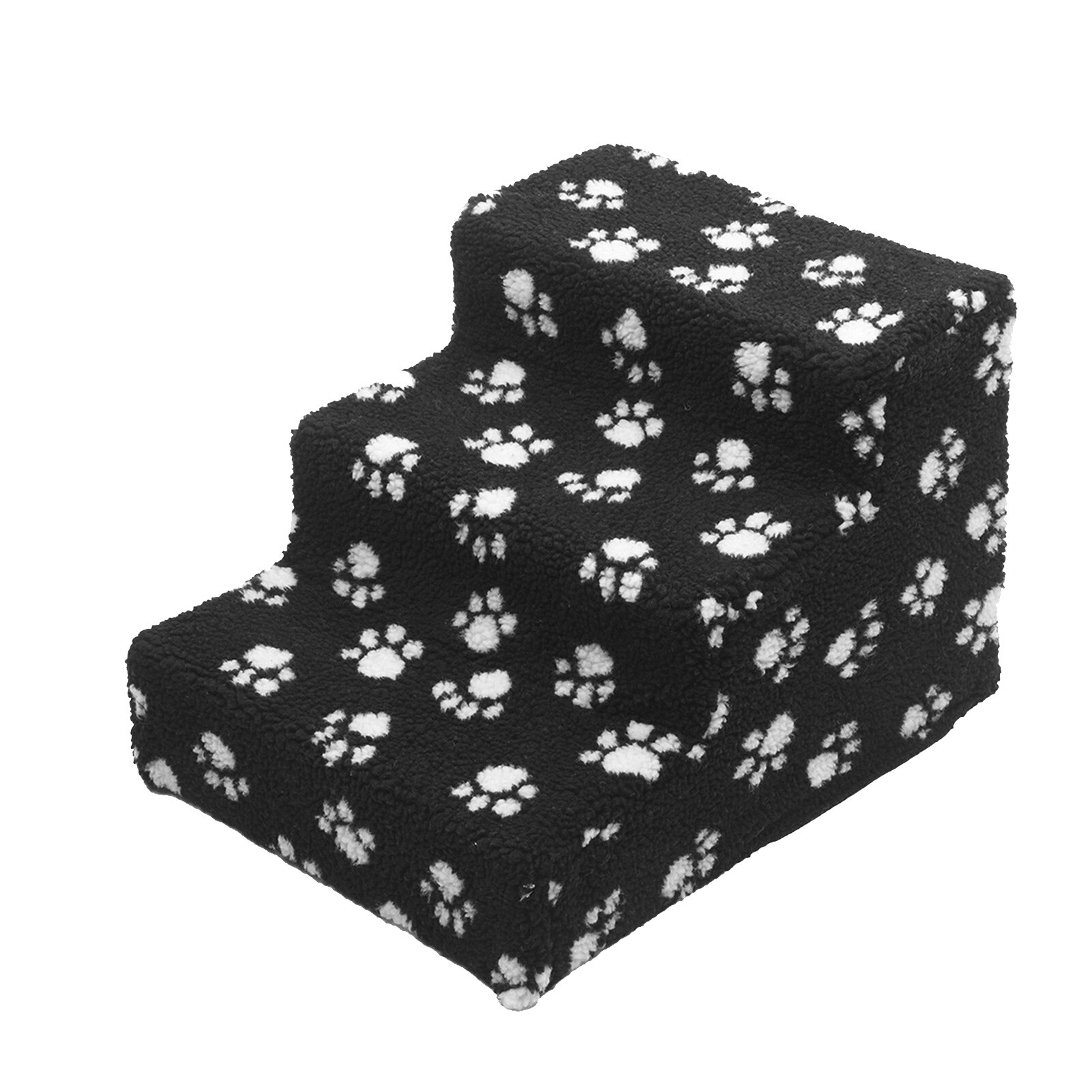 Escalera de escalada portátil para perros y gatos, rampa antideslizante de fácil montaje con 3 escaleras escalones para mascotas pequeñas