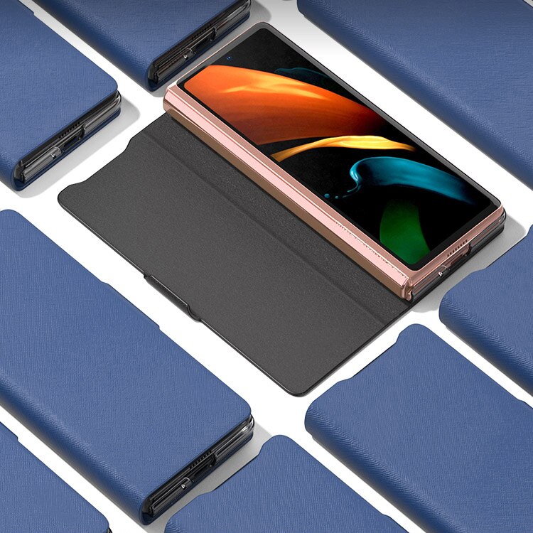 Galaxy Vouw 2 Case Case Voor Galaxy Z Fold2 5G Leather Flip Case Mobiele Telefoon Shell 2 Kleuren Optionele nieuwkomers
