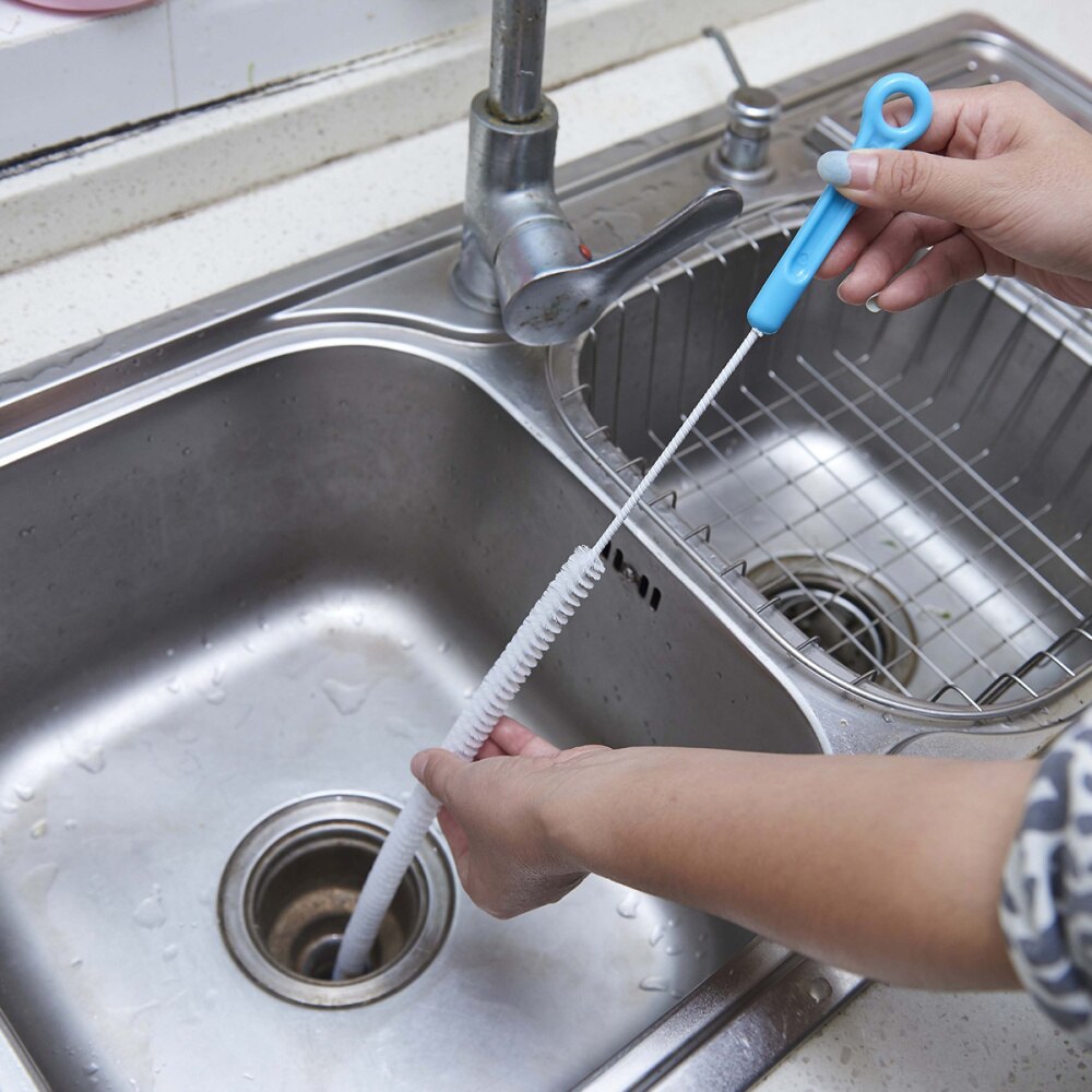 2Pcs Riool Baggeren Apparaat Wastafel Baggeren Gereedschappen Kit Lange Cleaning Strips