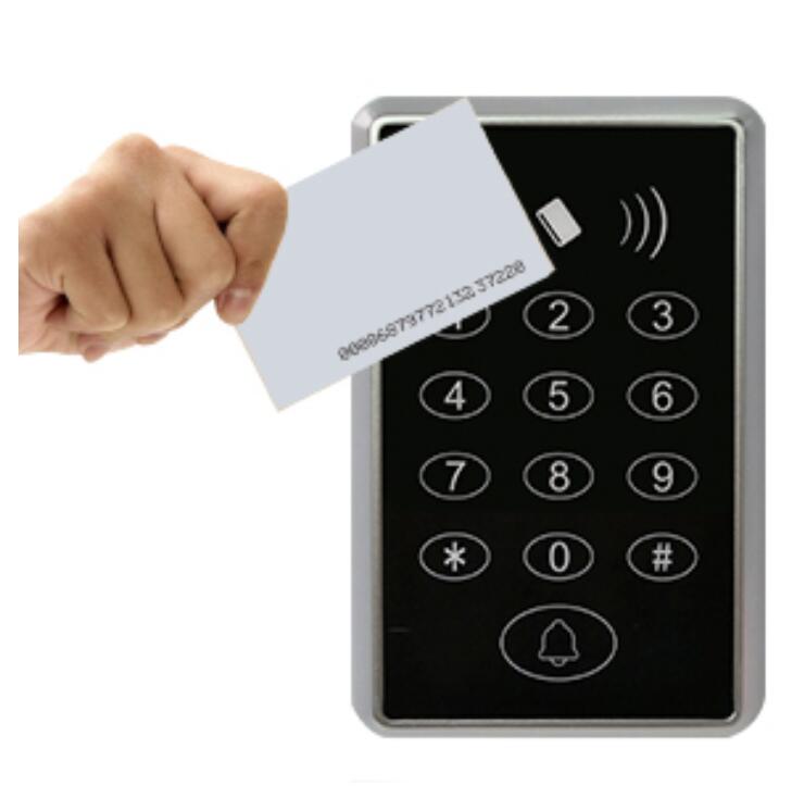 Lector ABS de tarjetas de identificación, acceso independiente, comercial, con 1000 usuarios, llaveros opcionales