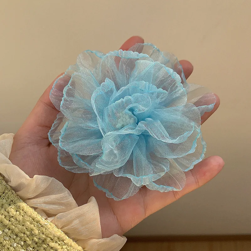 Hawaiiaanse bloem haarspeldjes Plumeria Hibiscus bloemen haarspeldjes bruids haarspelden Rose haarspeld sieraden zomer strand reizen: Coral Red