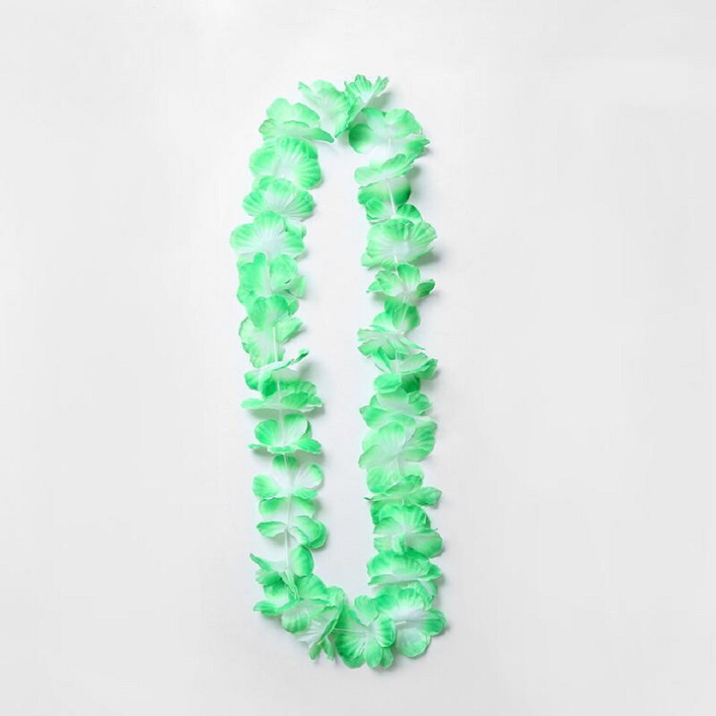 1 Pcs Hawaiian Wreath Flower Necklace Artificial Garland Hawaiian Hula Neck Ring