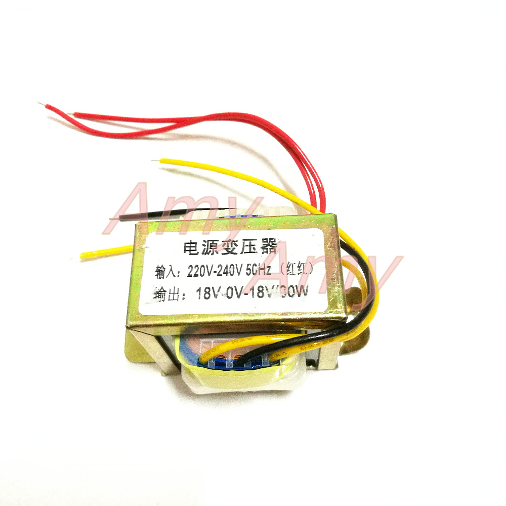 Transformador de potencia 30W doble 18V 30W 2x18V, 220V, 50Hz entrada/salida 18V