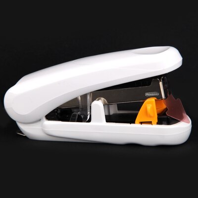 Japan PLUS ST-010XH Stapler Adjustable Binding Depth Flat Stapler Office: white