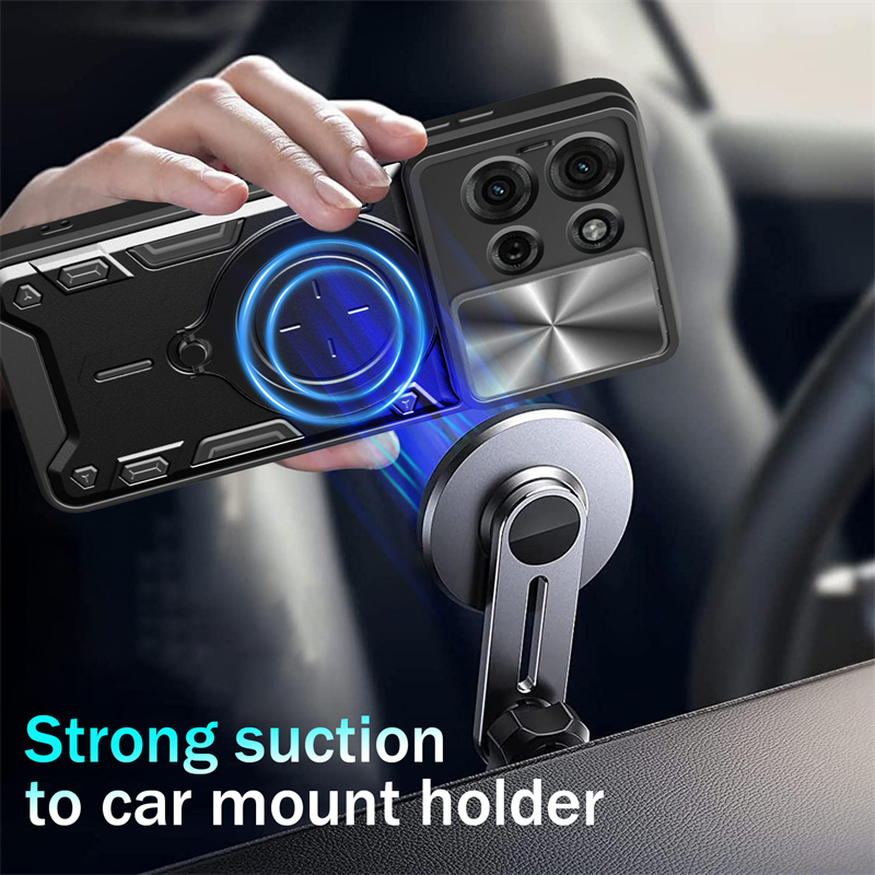 Armor Slide Lens Protection Back Cover For Motorola Moto G85 G75 G55 G35 5G Case Car Magnetic Ring Stand Shockproof Phone Cases