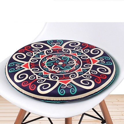 Geheugen katoen ronde pad rotan stoel ronde kruk ronde antislip kussen verdikking persoonlijkheid balkon mat venster pad: I