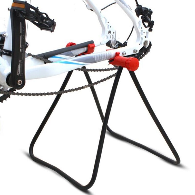 Mountain Bike Road Bike Triangle Vertical Stand Display Wheel Hub Bike Repair Stand Kickstand For Bicycle Repair Floor Stand