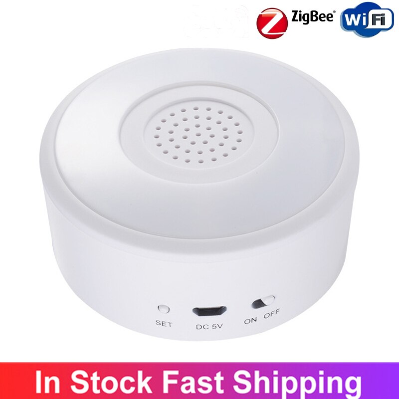 Wireless Siren Wifi/zigbee Alarm Mini Horn Siren For Home Security Burglar Alarm Sound System Alarm Light Flash Strobe Siren