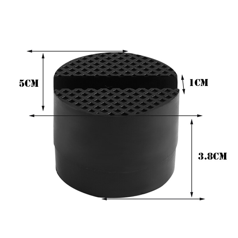 Bil gummi jack pute ramme beskytter adapter jekk disk pad verktøy gulv slisset for klemsveis side løfteskive biltilbehør
