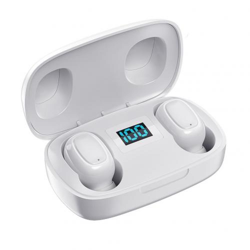 5V/1A T10 Tws Bluetooth 5.0 Touch Control In-Ear Stereo Draadloze Koptelefoon Oordopjes Koptelefoon Telefoon Accessoires blauw Rood Uitwisseling: White WIth LED