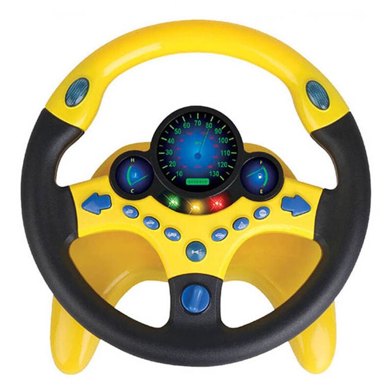 Copilot Simulated Steering Wheel Toy Children'S Educational Sounding Toy Small Steering Wheel