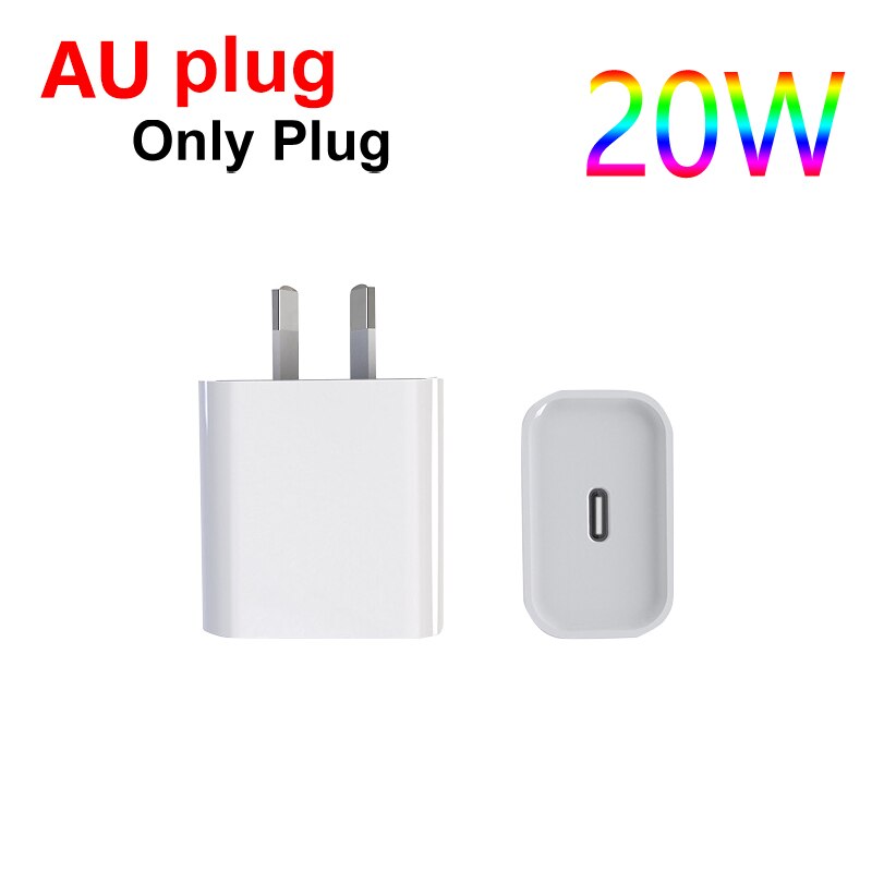 20W Magnetische Draadloze Oplader Voor Iphone 12 Pro Max 12pro Qi Fast Charger Dock Charger Voor Iphone 12 Mini usb C Pd Adapter: AU plug