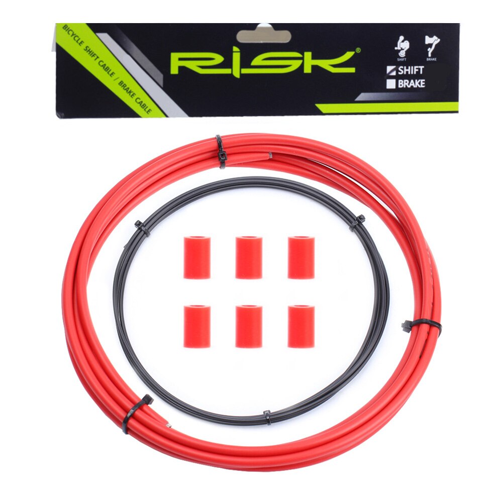 3 Meter Mountain Road Fiets Shift Derailleur/Brake Outer Case Kabel Slang Behuizing Voor Vouwen/Skid Fiets/gedeeltelijke Elektrische Fietsen: Red Variable speed