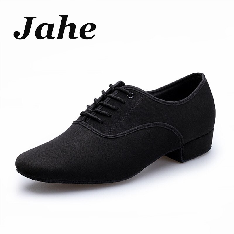 Men Oxford cloth Latin Ballroom Dance Shoes Low heel 2.5CM Modern dance shoes Suede sole and rubber sole shoes