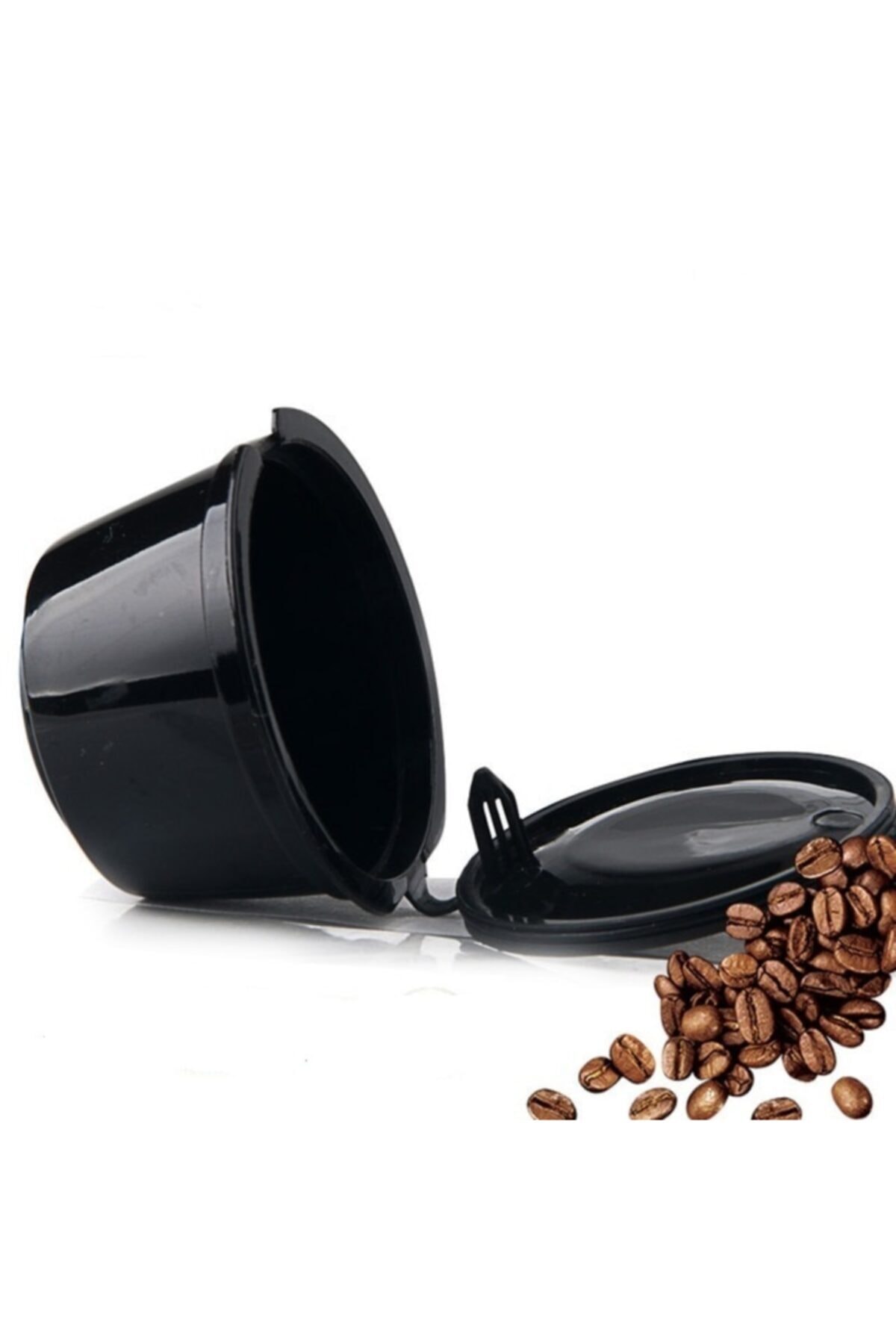 Herbruikbare Hervulbare Zwarte Capsule Koffie Filter Voor Dolce Gusto Hervulbare Koffie Capsule Compatibel Filter Kopjes
