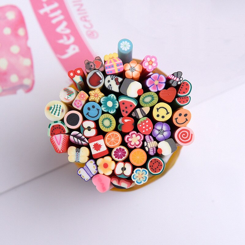 20 st mix frukt blomma tårta djur skiva polymer lera flatback cabochon miniatyr mat konst leverans dekoration charm hantverk: Blanda 20 bitar
