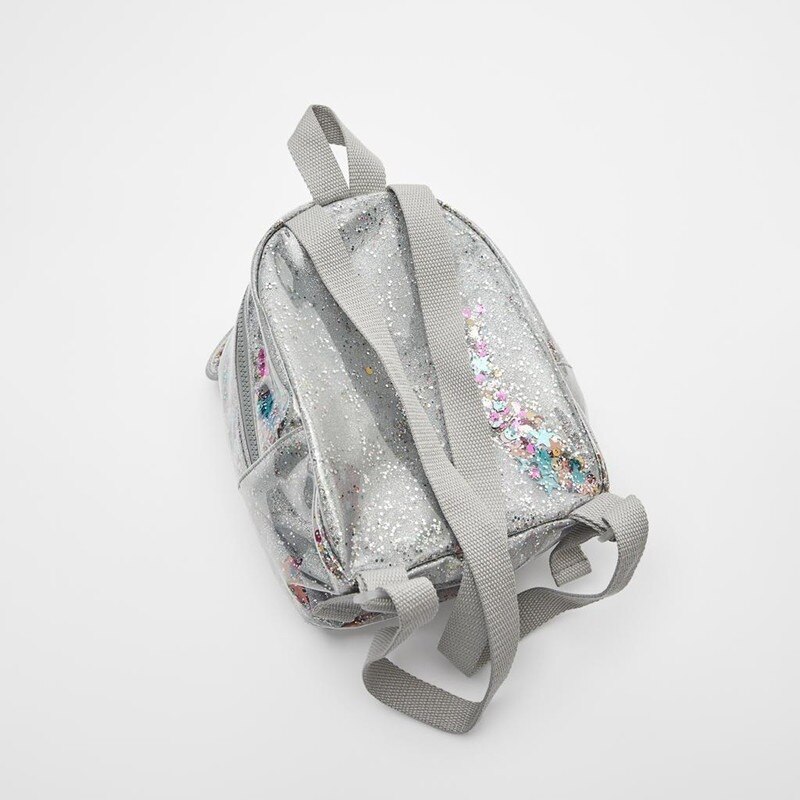 Zilveren kattenoor glitter mini rugzak dames of schattige kinderen glitter glitter pailletten rugzak