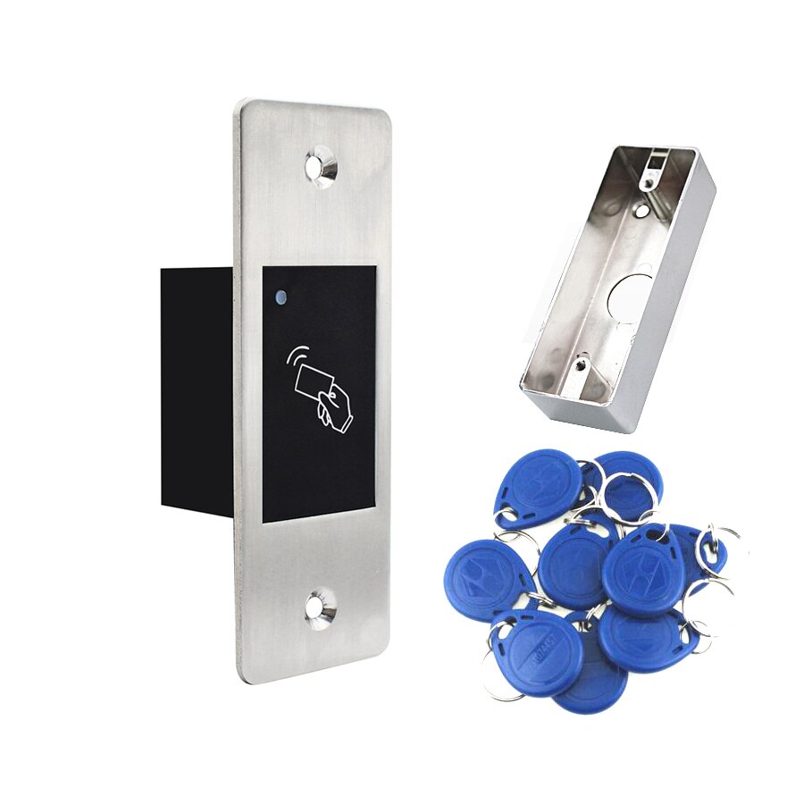 Udendørs  ip66 vandtætte indlejrede fingeraftryk adgangskontrol rfid-læser controller scanner elektronisk døråbner system: S99 w base