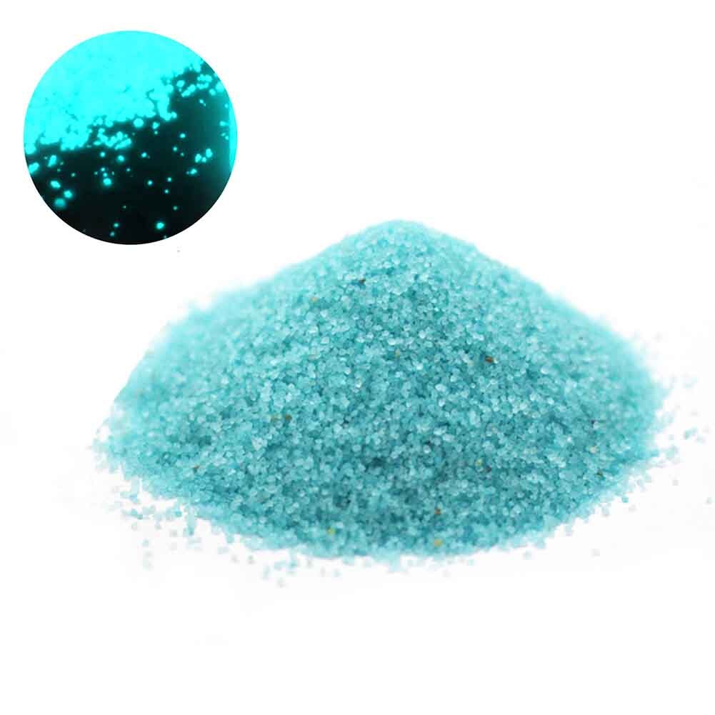 Önskar flaska fluorescerande lysande sand fisk akvarium dekor hem diy glöd i mörka barn fest för trädgårds ornament inte giftiga