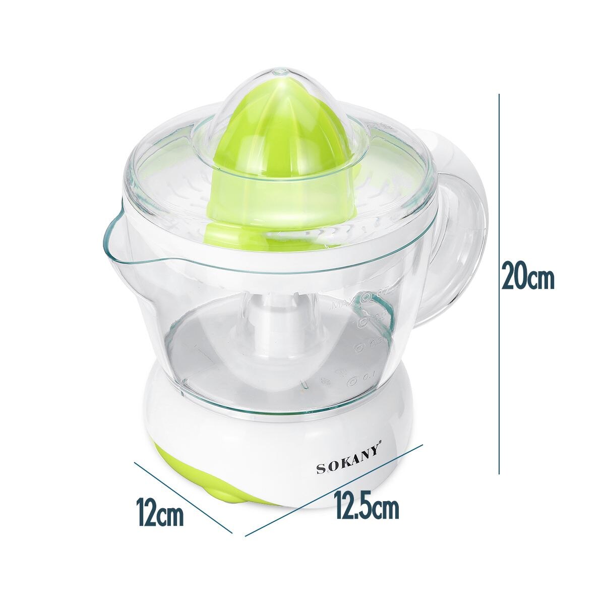 700ml Electric Juicer Squeezer Machine Orange Lemon Citrus Fruit Press-Juice Extractor ABS Transparent Scale Marking 220-240V