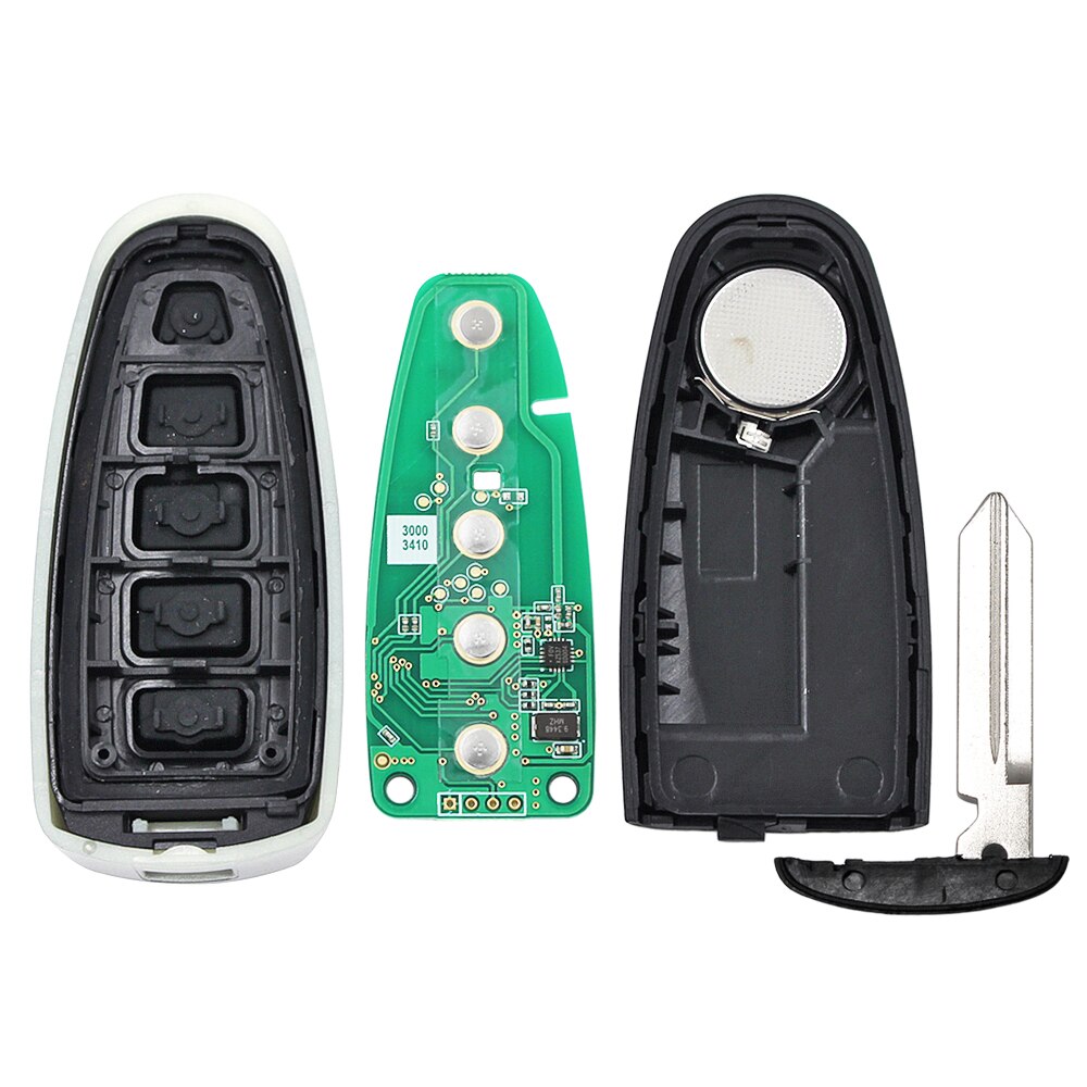 5 Button Smart Remote Smart Prox Key Fob 433MHz ID46 Chip for Ford Explorer Edge Expedition Flex C-max Taurus FCC: M3N5WY8609
