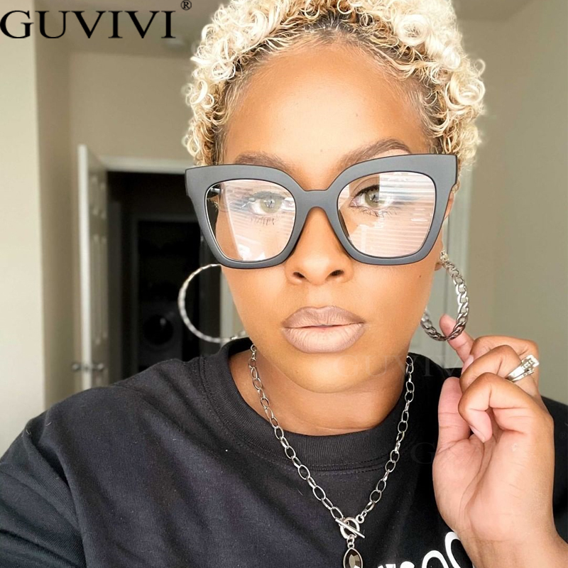 Lunettes Vintage oeil de chat carrées Anti-bleu, monture optique d'ordinateur, classiques pour femmes et hommes, monture avec lentilles UV400