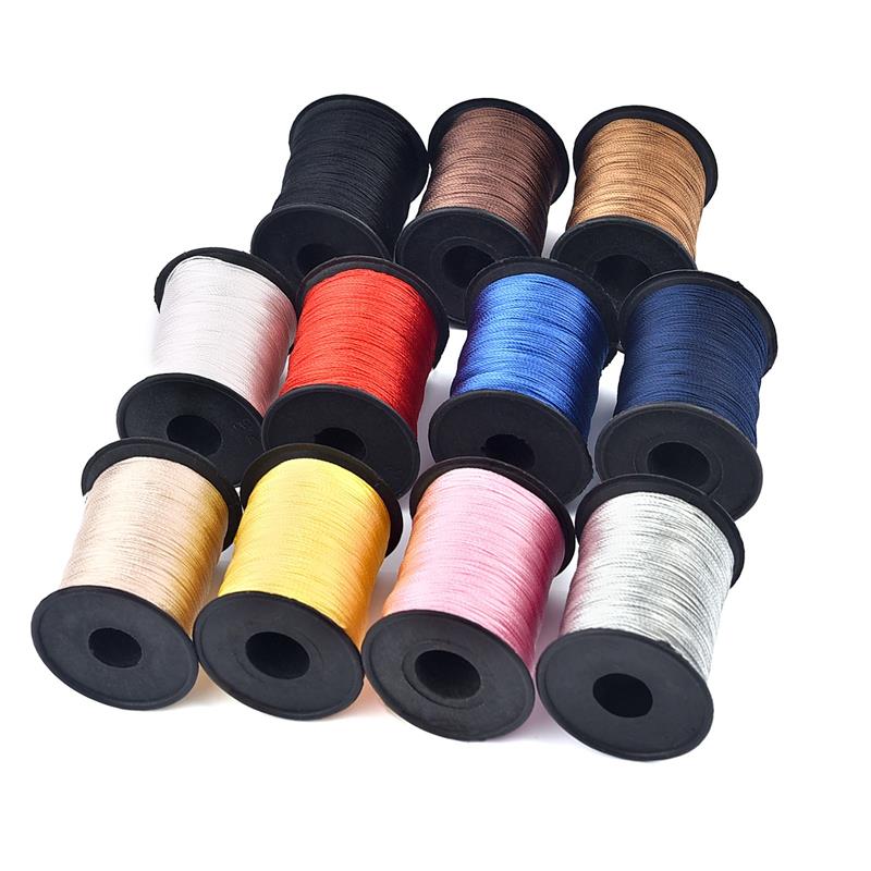 150Meter 0.25mm Nylon Cords/String 3 Strands DIY Bead Crafts Bracelet Necklace Handmade Thread Leather Sewing Machine Thread