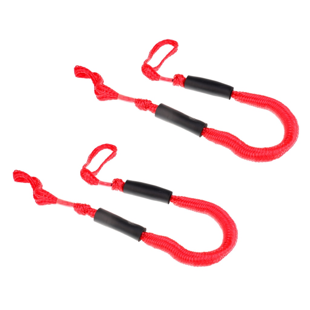 2 uds. Cuerda elástica marina de 3,5 pies/cuerda elástica de amarre de barco Red elástica