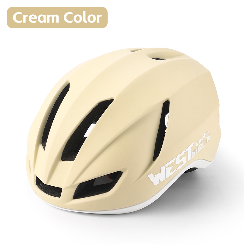 West Biking Cycling Aero Helm Mtb Enduro Racefiets Geïntegreerd Lichtgewicht Helm Mannen Vrouwen Multicolor Aerodynamische Veiligheidskappen: Goud