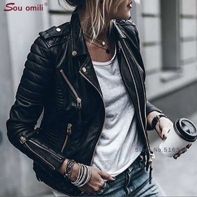 Veste en similicuir femme, bleu losengé, Punk à Rivet, veste en similicuir, jaquetas couro Casaco