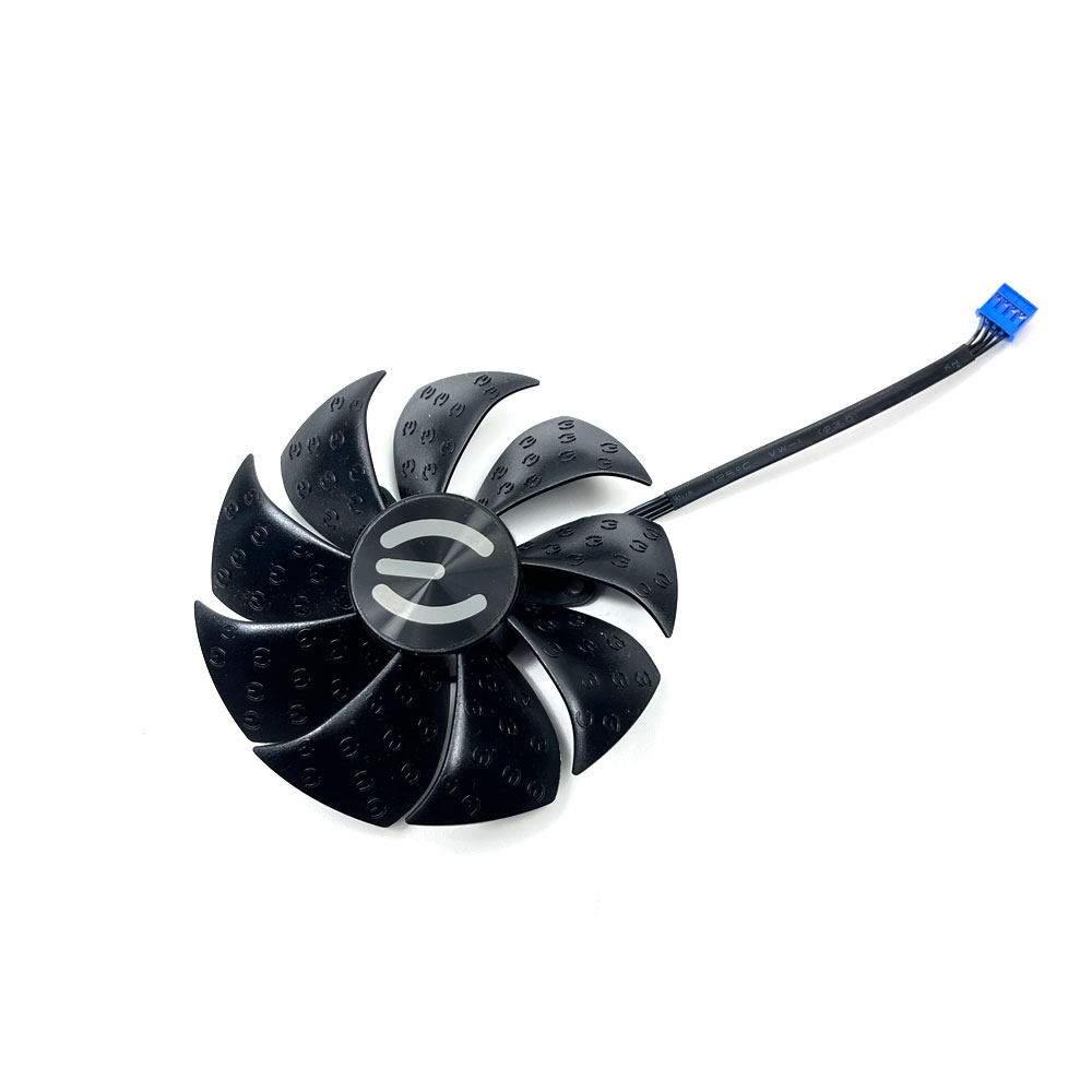 NOWY wentylator GPU 88MM RTX 3060 Ti FTW ULTRA GAMING, do EVGA RTX 3070、3070TI、3080、3080TI、3090 XC3 ULTRA GAMING Wentylator chłodzący kartę graficzną: Czerwony
