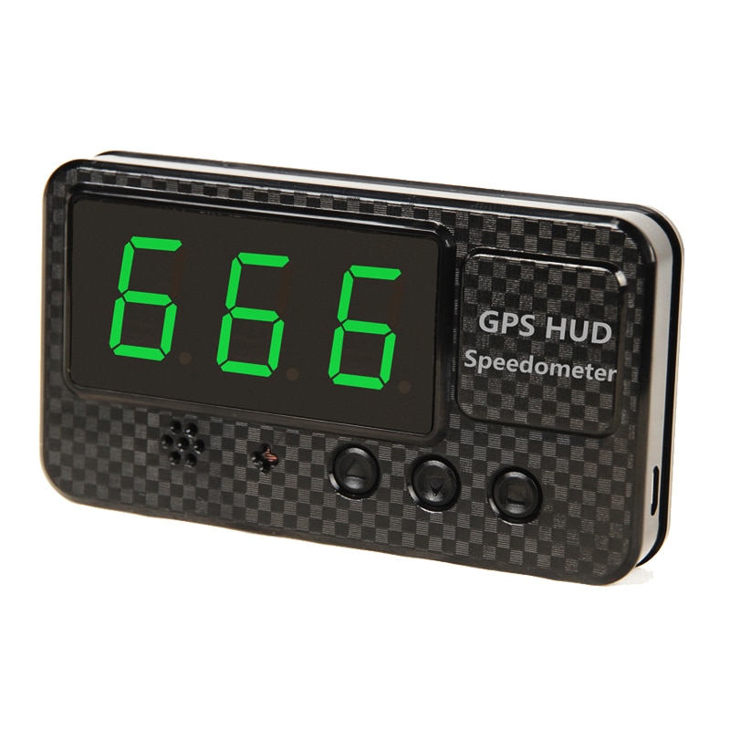 Universele Gps Snelheidsmeter Hud Heads Up Digitale Display Rijden Snelheid Berekening Display Voor Alle Voertuigen 30-60mA 5V 3.0Inch