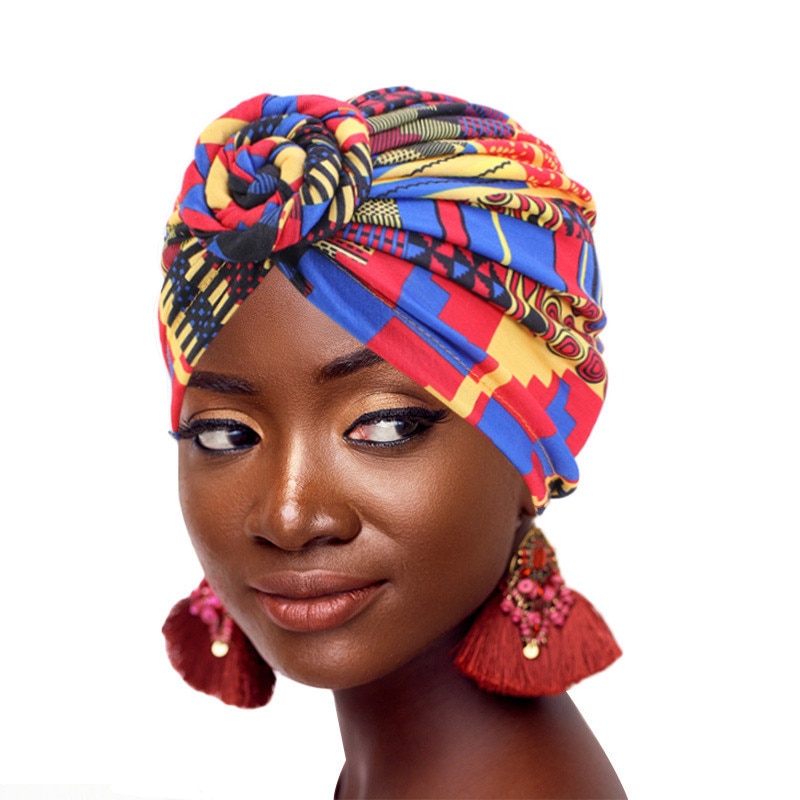 Trendiga bohemien tryckt tallrik blomma hijab kepsar afrika wrap huvud turban hatt redo att bära inre hijabs för kepsar turbante motorhuv