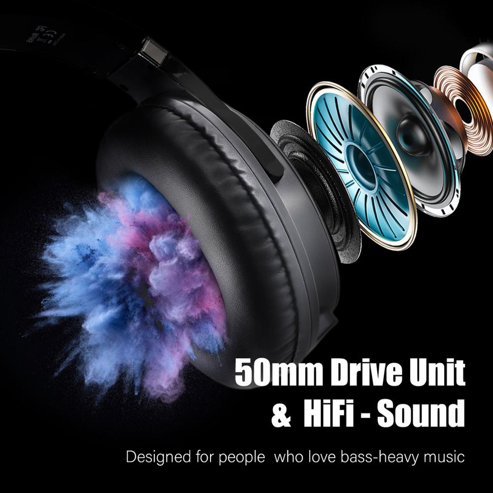 Oneodio Monitoring Studio HIFI Headset Over Ear Wired Headphone Studio DJ Headphones For Mixing Recording