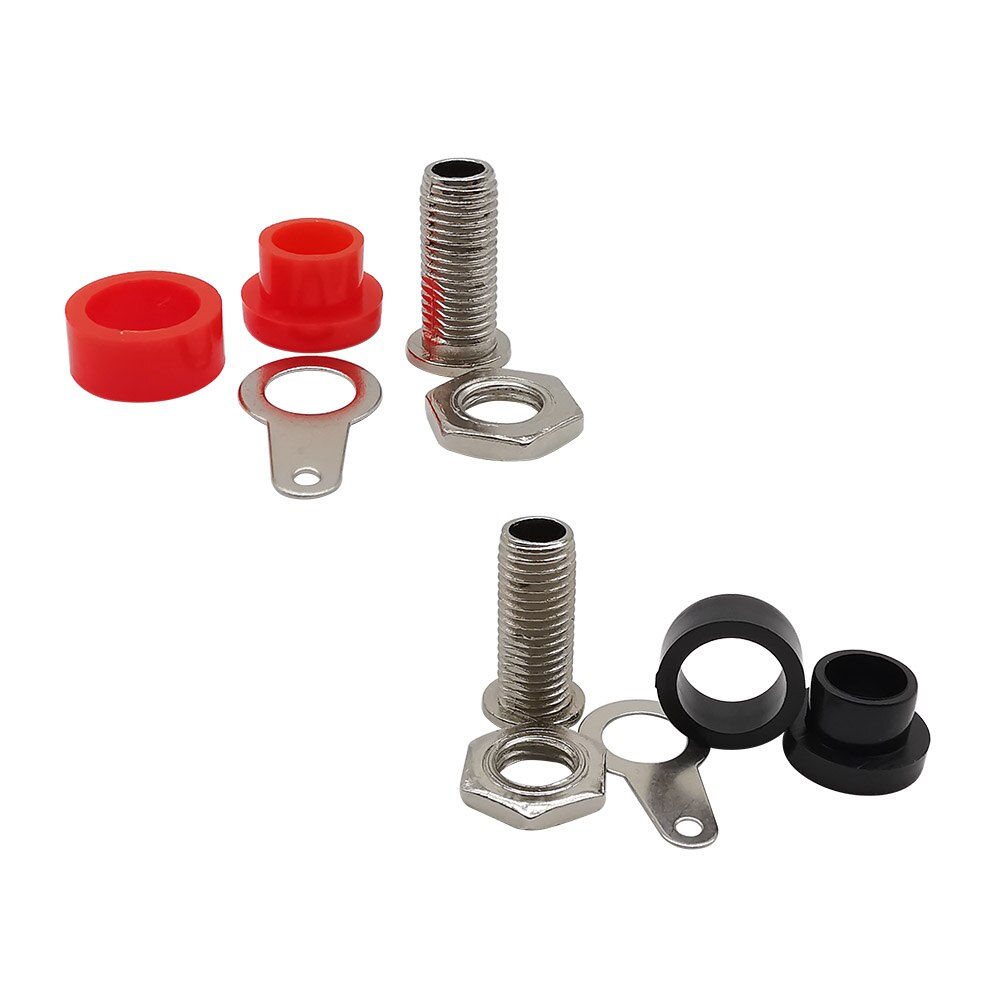20 piezas conector hembra con conector Banana de 4mm, terminales de Panel de altavoz, adaptador de enchufe Banana en 5 colores