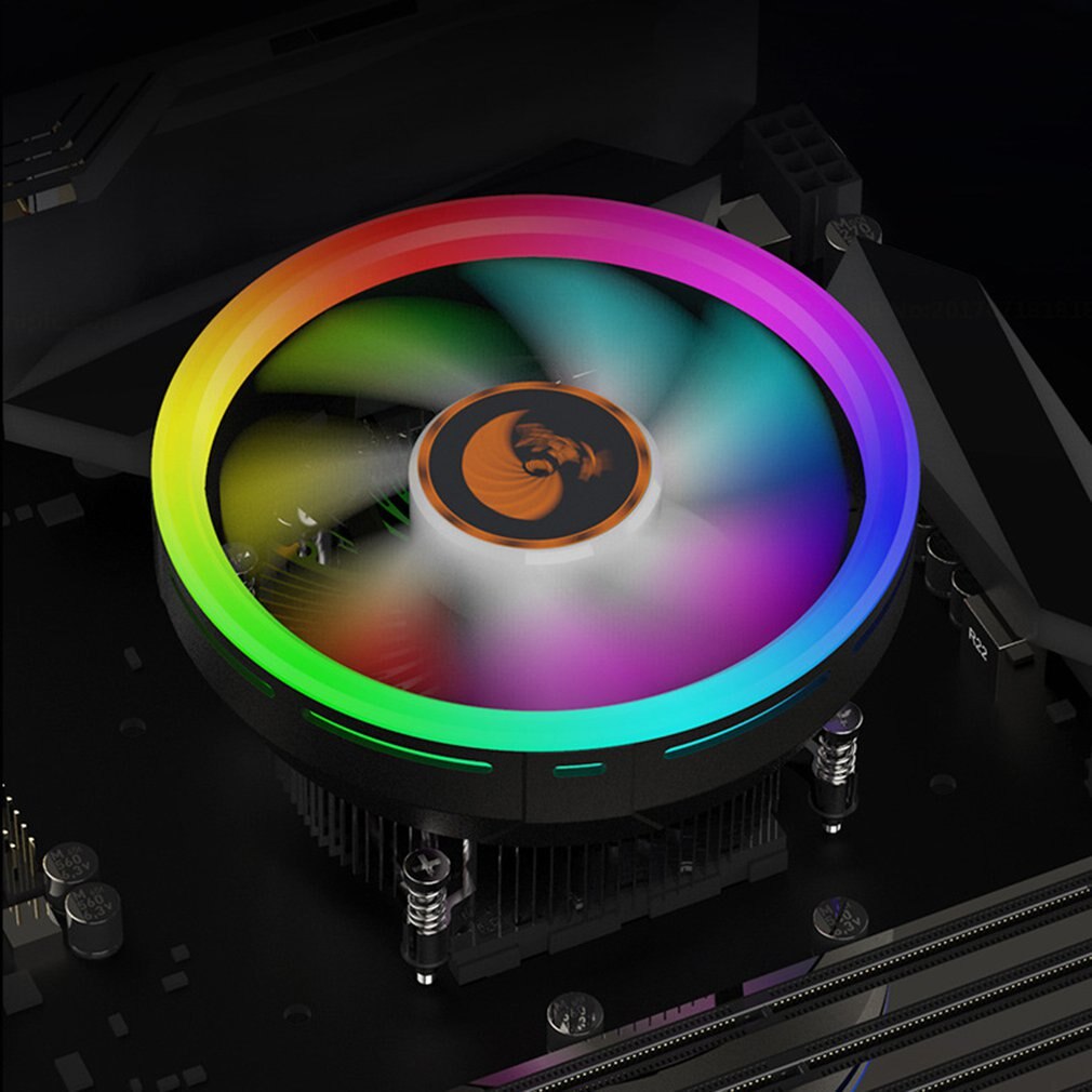 CPU computer colorful cooling fan-Suzaku popular version static lighting effect aluminum material Cooling fan radiator