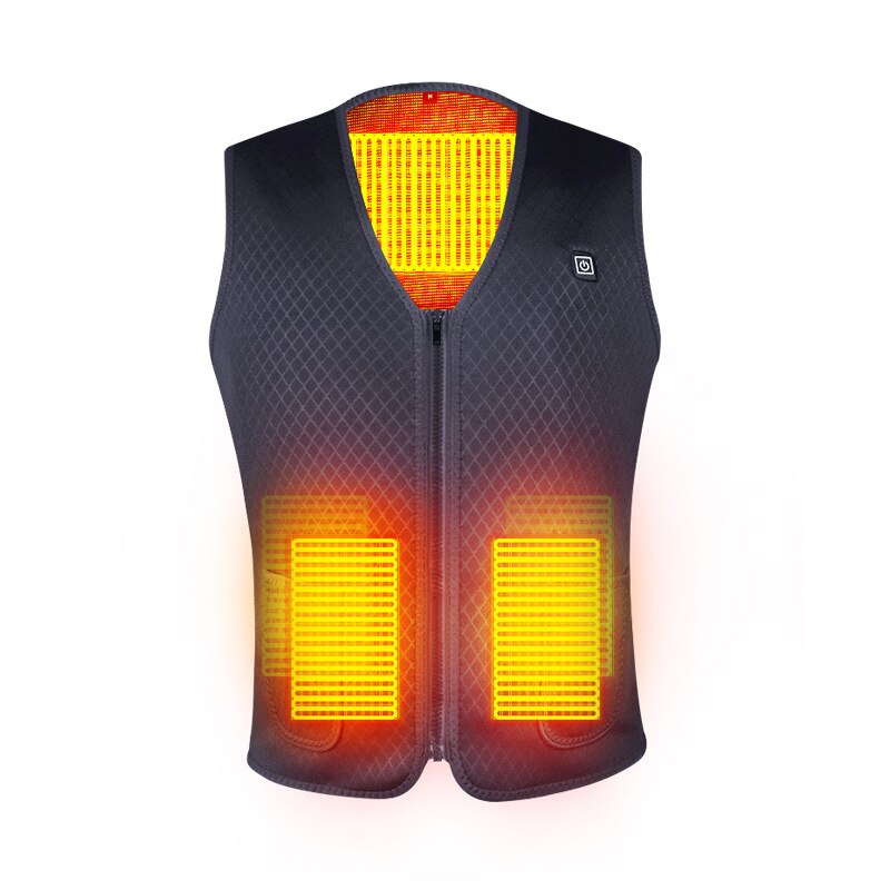 Electric Heating Thermal Vest Jacket USB Battery Powered Smart Heated Men Women Warm Vest For Winter Outdoor Sport Motorcycle