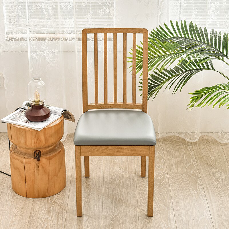 Waterproof Fabric Seat Cushion Cover Easy-going Office Seat Covers Elastic Dining Chair Covers For Modern Home Hotel Living Room